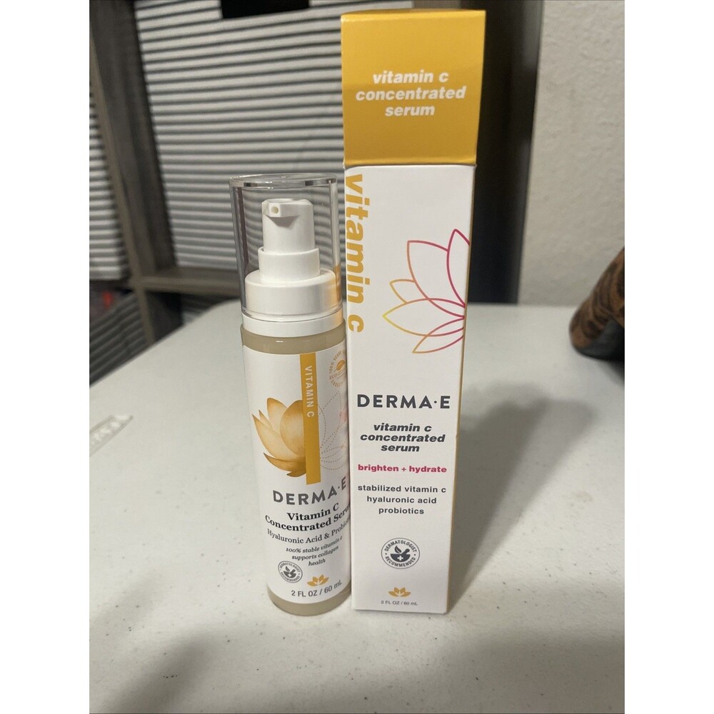 Derma•E Vitamin-C Concentrated Serum 2.0 oz / 60ml New In Box